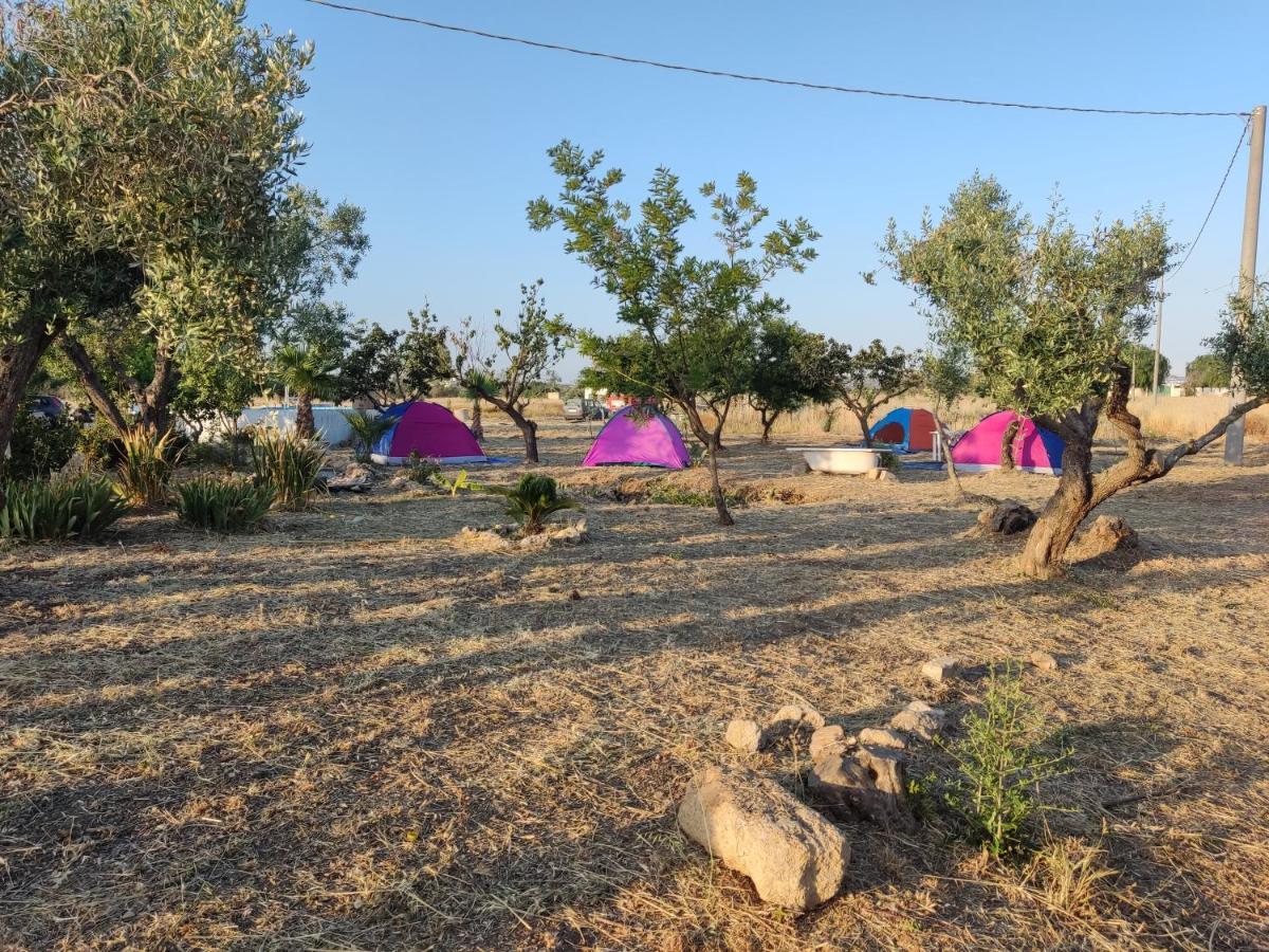 Aree Tende Presso La Casa In Campagna Di Ottavia Hotel Alezio Luaran gambar