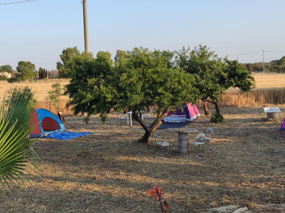 Aree Tende Presso La Casa In Campagna Di Ottavia Hotel Alezio Luaran gambar